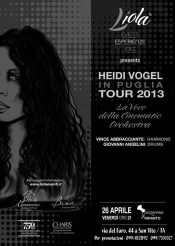 Heidi Vogel, la  voce ufficiale della Cinematic Orchestra in concerto + dj set