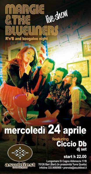 Spring Party : Margie & the Blueliners live + Ciccio DB