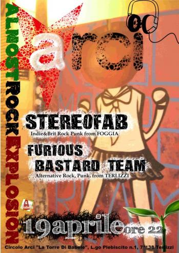 AlmostRockExplosion - Stereofab + FBT Furious Bastard Team