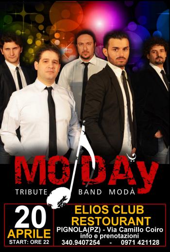 Moda'y Coverband Modà in concerto