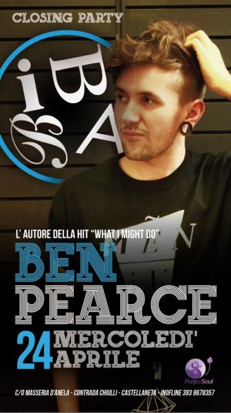 Ben Pearce per la chiusura di stagione del Biba
