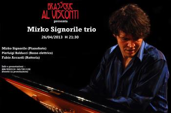 Mirko Signorile Trio live