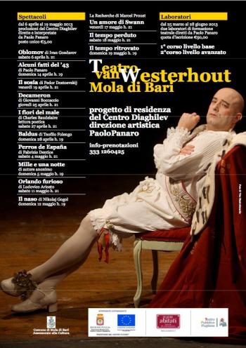 Teatro Van Westerhout: gli spettacoli del Centro Diaghilev