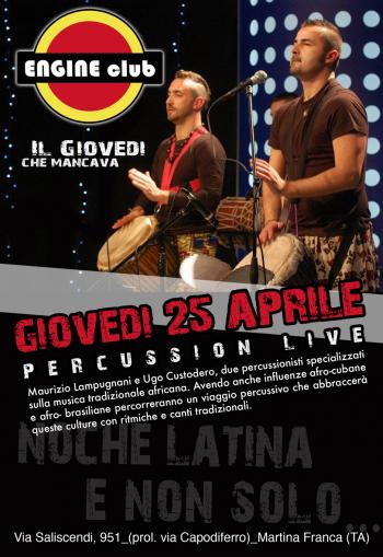 Giovedì Latino - Percussioni Live