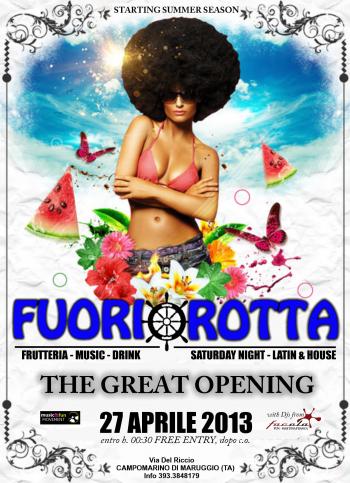 Fuori Rotta - Inaugurazione Latin e House Party