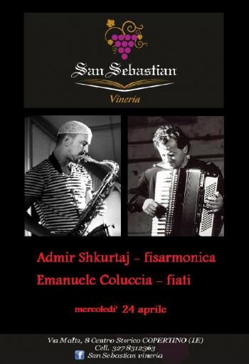 Admir Shkurtaj ed Emanuele Coluccia - improvvisazione sperimentale jazz-balcanica