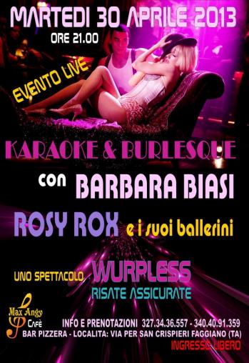 Karaoke e Burlesque