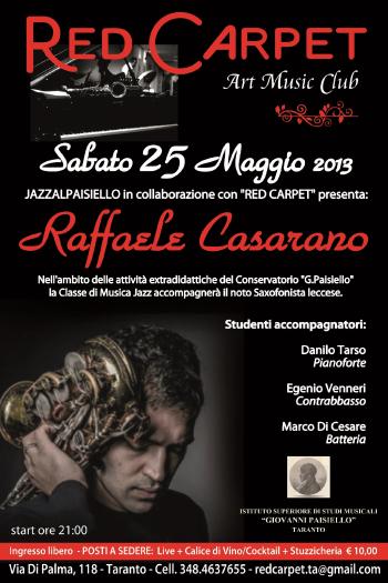 Raffaele Casarano in concerto