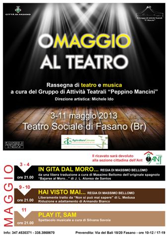 Omaggio al teatro - Play it, Sam