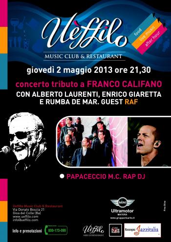 Tributo a Franco Califano - Guest  Star Raf