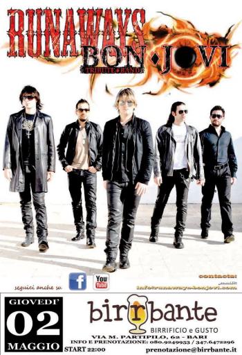 I Runaways Bon Jovi tribute band live