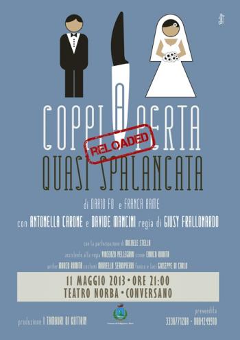 Il grande teatro di Dario Fo: "Coppia aperta, quasi spalancata-reloaded"