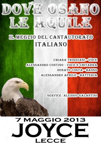 Dove Osano le Aquile Tributo ai Cantautori Italiani live