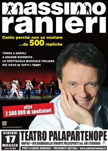 Massimo Ranieri in "Canto perchè non so nuotare...da 500 replice!