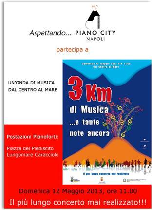 Aspettando Piano City Napoli e 3 Km di Musica