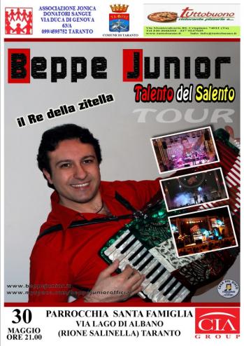  Festa in onore di Maria Nostra Signora: Beppe Junior in concerto