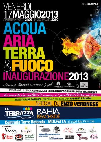 Inaugurazione 2013 - la Terrazza - lido Bahia