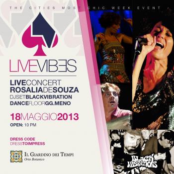 Live Vibes Feat. Rosalia de Souza in concerto
