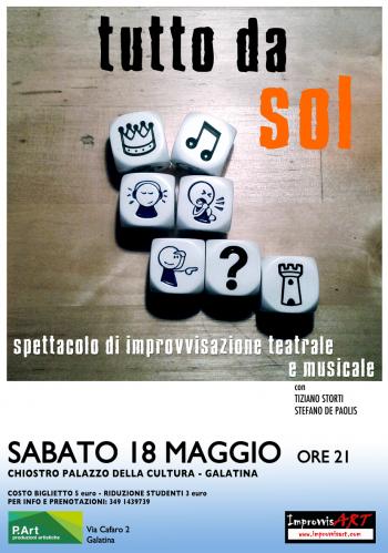 Tutto da Sol - Spettacolo di Improvvisazione Teatrale e Musicale
