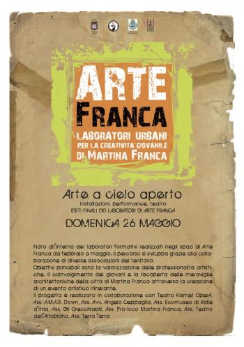Arte a Cielo Aperto - Esiti finali dei Laboratori di Arte Franca