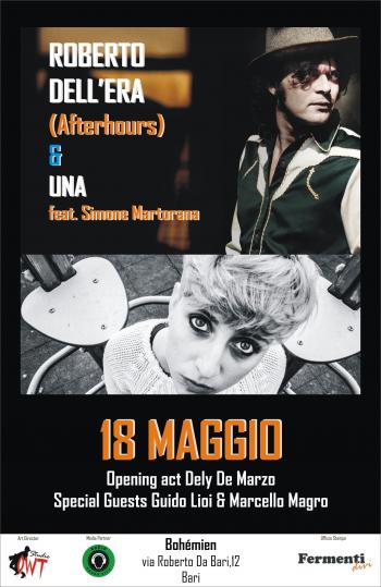 Roberto Dell'Era degli Afterhours & Marzia Stano Aka Una con Simone Martorana in concerto