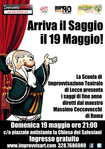 Domenica 19 maggio... arriva il Saggio!