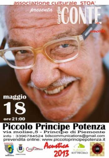 Acustica 2013, Giorgio Conte in concerto