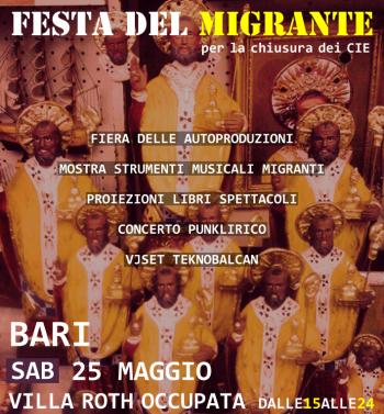 Festa Del Migrante 6° Tappa Bari
