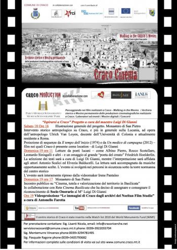 Craco Cinema 2013