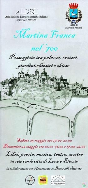 Martina Franca nel ‘700 – Passeggiate tra palazzi, chiostri, oratori, chiese