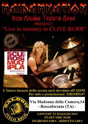 Serata di Musica Energy in Memoria di Clive Burr