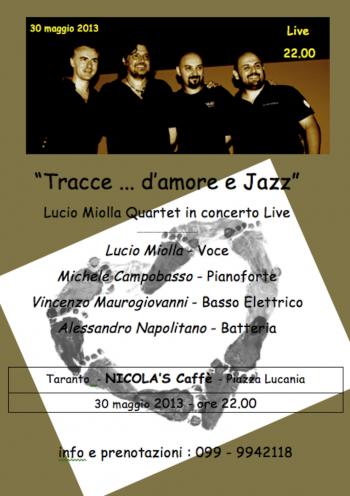 Presentazione CD Tracce...di amore e Jazz