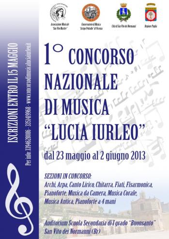 Conferenza Stampa di Presentazione e Inaugurazione del I° Concorso Nazionale di Musica “Lucia Iurleo”