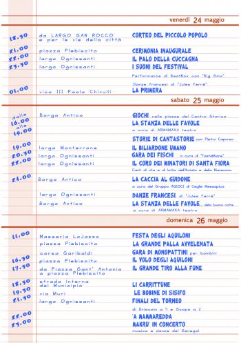 Festival dei Giochi e delle Tradizioni IX Edizione