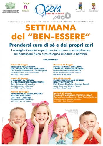 Settimana del “Ben-Essere“ - prendersi cura di sé e dei propri cari