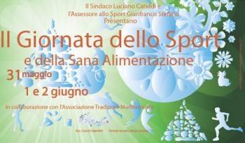 II^ Giornata Nazionale dello Sport e della Sana Alimentazione - il programma