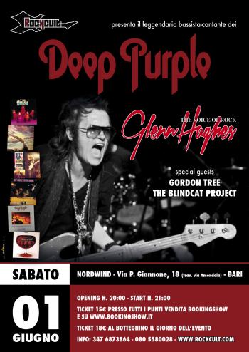 Glenn Hughes - il cantante e bassista dei Deep Purple in concerto