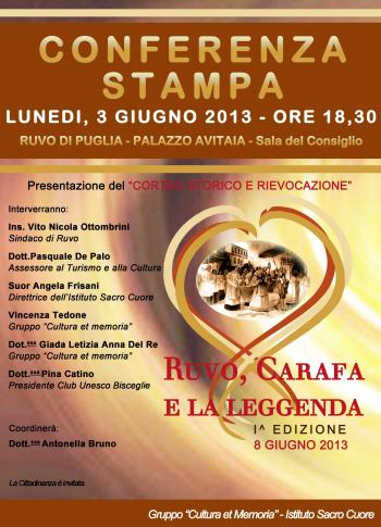 Ruvo, Carafa e la Leggenda