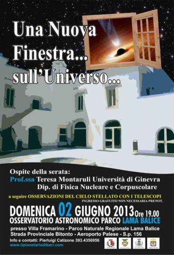 Una Nuova Finestra sull'Universo