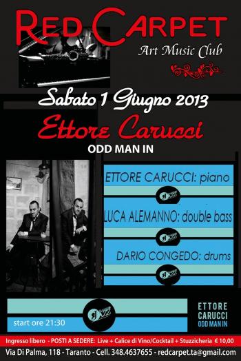 Ettore Carucci presenta Odd Man In