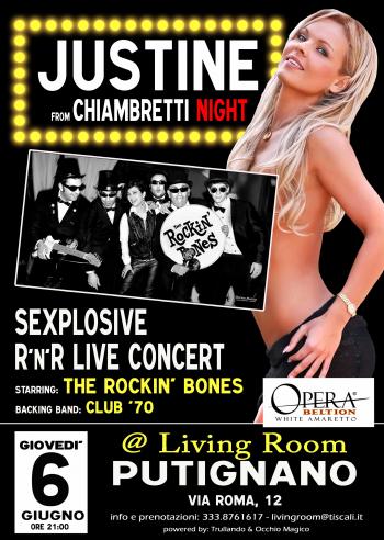 Justine from Chiambretti Night al Living Room