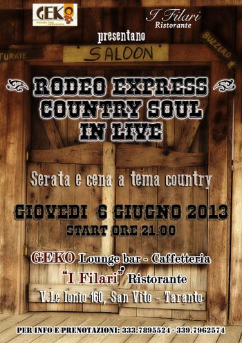 Rodeo Express Country Soul in live