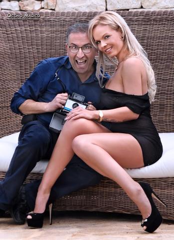 Workshop Fotografico con la bellissima Justine from Chiambretty Night 