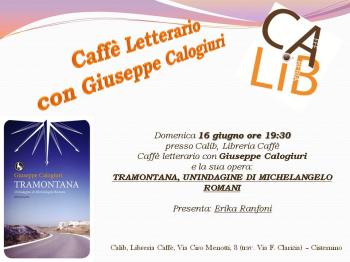 Caffè letterario con Giuseppe Calogiuri