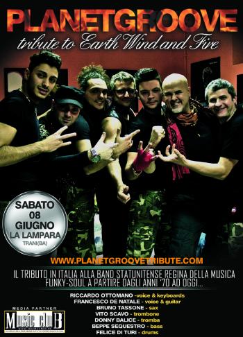 Planet Groove - Tributo agli Earth Wind and Fire live