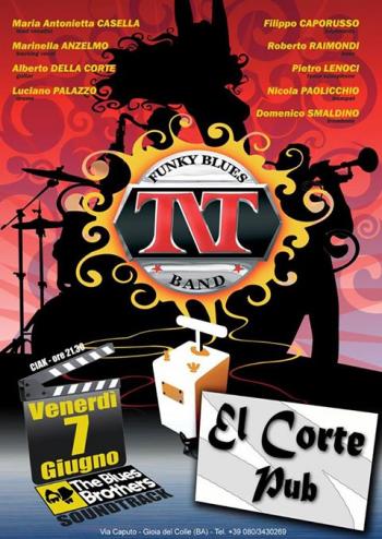 FUNKY BLUES- TNT band in concerto nella sede estiva!!(adiacente a quella invernale)