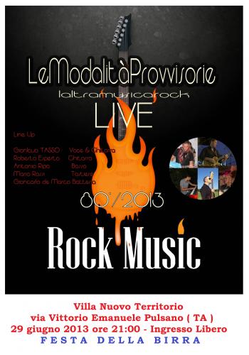  le Modalita' Provvisorie in concerto