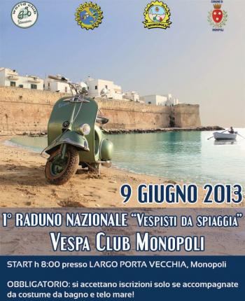 1° RADUNO NAZIONALE - "Vespisti da Spiaggia" - V.C. Monopoli