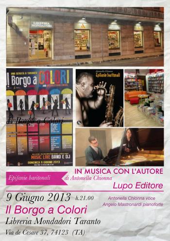 Epifanie Baritonali di Antonella Chionna con concerto Antonella Chionna e Angelo Mastronardi Duo