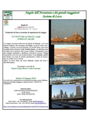 Avventure In Oman e negli Emirati Arabi